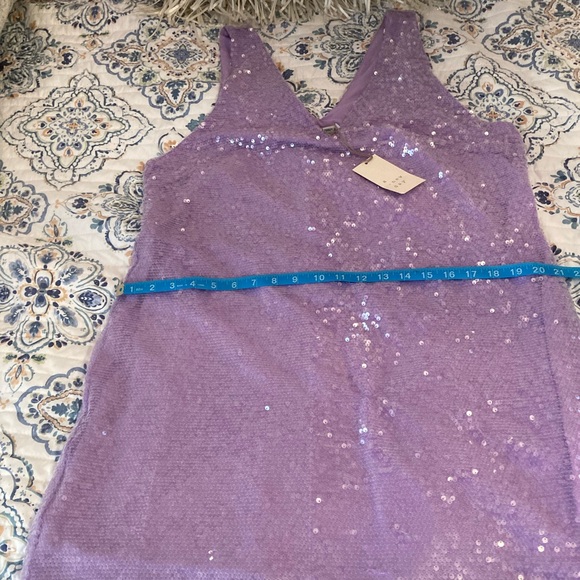 A NEW DAY mini -A- Line Sequin Dress NWT - Picture 4 of 6